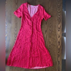 Reformation Locklin Dress Womens 4